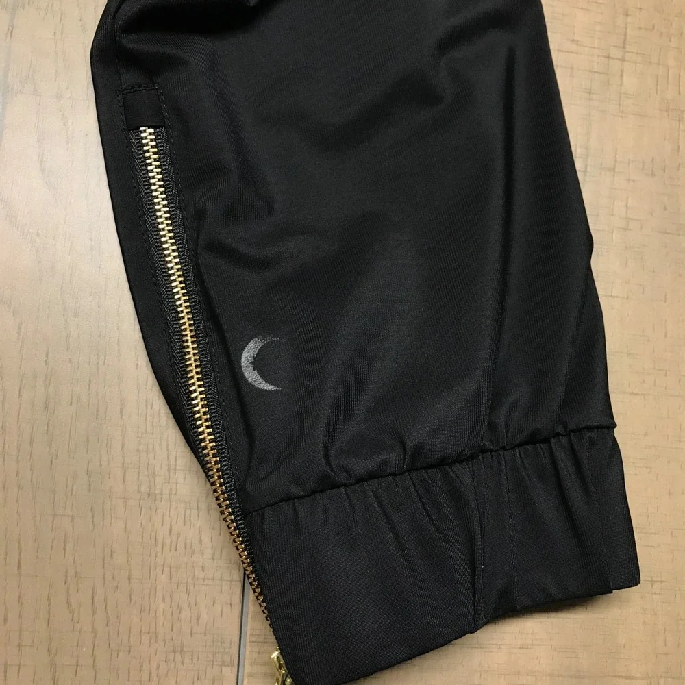 Zyia Active Everywhere Joggers Pants Womens Size L Black Ankle Zipper Travel Gym - Picture 7 of 11